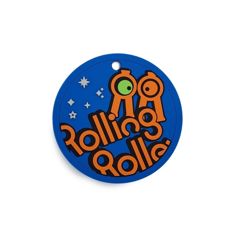 【直送品】Rolling Rolleye ロールロール ネームタグ&パッティングディスク ブルー　　