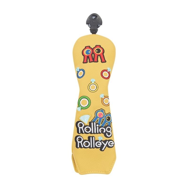 【直送品】Rolling Rolleye ビッグロゴ ユーティリティカバー イエロー　　