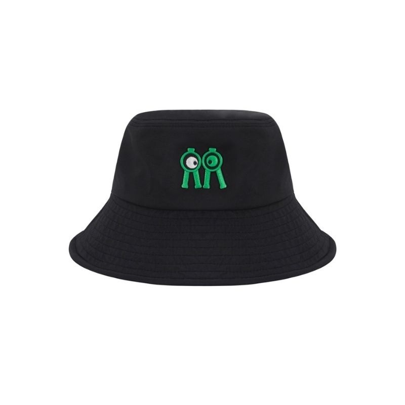 【直送品（買い合わせ不可）】Lサイズ(62cm) Rolling Rolleye バケットハット グリーンホワイトアイ ブラック　　