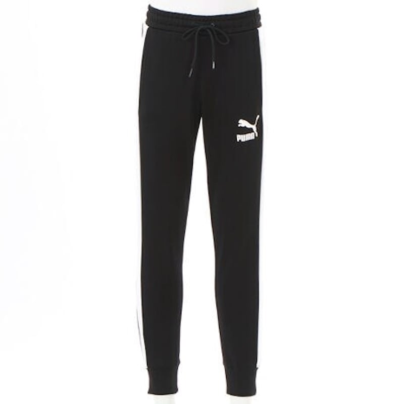 サイズ：M　PUMA メンズ ICONIC T7 トラックパンツ (PUMA BLACK)　　
