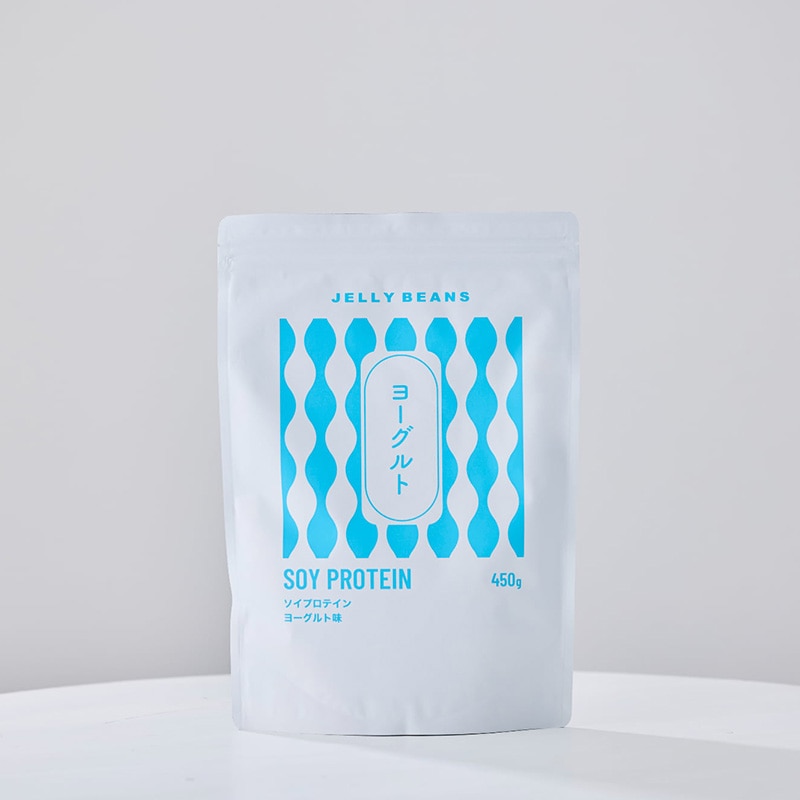 [1個]JELLY BEANS ソイプロテイン ヨーグルト味　450g　賞味期限2026.12.31