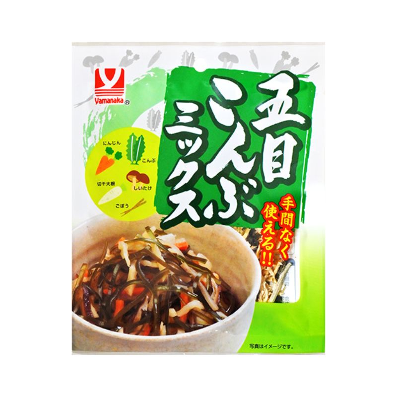 [5個]ヤマナカフーズ 五目こんぶミックス　15g　賞味期限2026.08.23