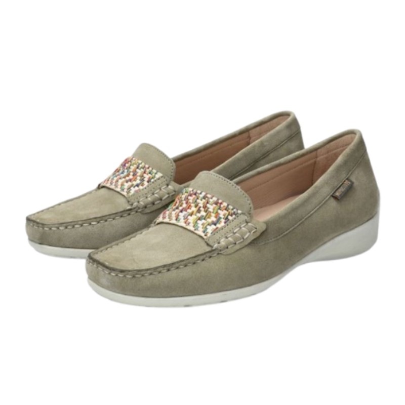 【UK4】Mephisto レディースシューズ(LIGHT KAKI)　　