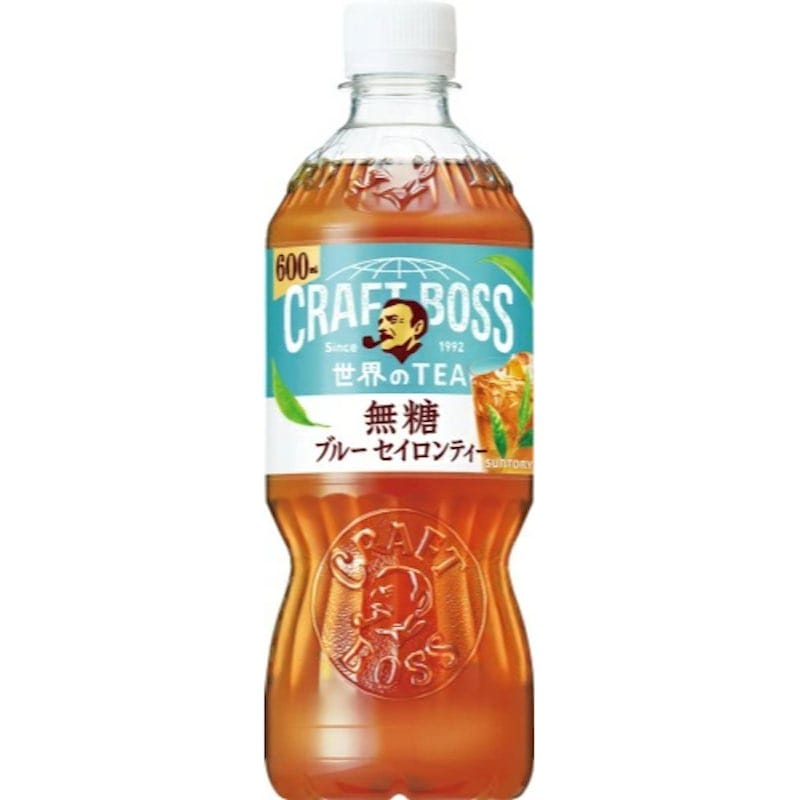 [送料無料][24本]サントリー クラフトボス 世界のTEA ブルー セイロンティー無糖　600ml　賞味期限2026.08.31
