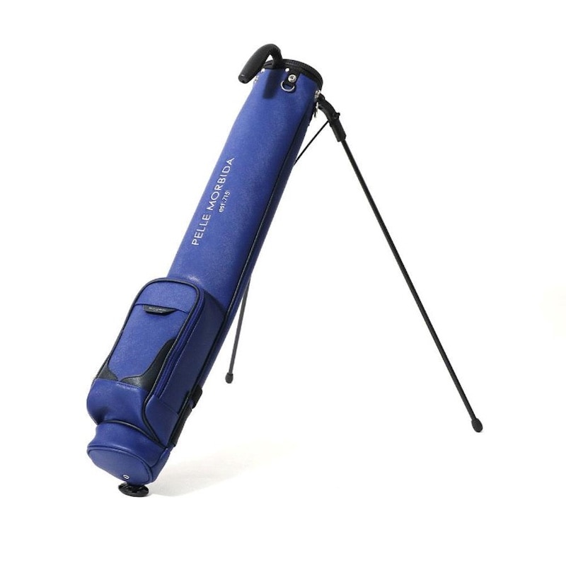 ペッレモルビダ PELLE MORBIDA ゴルフ Golf  キャディバッグ セルフスタンドタイプ PMO-PG016 (BLU)　　