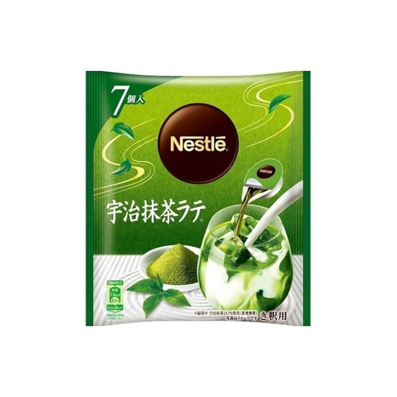 [6個]ネスレ日本 宇治抹茶ラテ ポーション　11g×7個　賞味期限2026.07.31