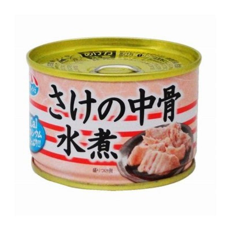 [4個]【JB直送品】極洋 さけの中骨 水煮　140g　賞味期限2029.02.01