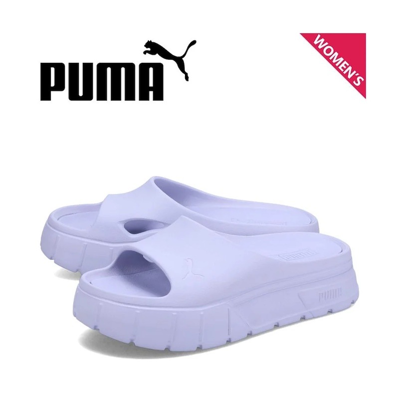 24.0cm PUMA ウィメンズ MAYZE STACK INJEX サンダル (SILVER MIST)　　