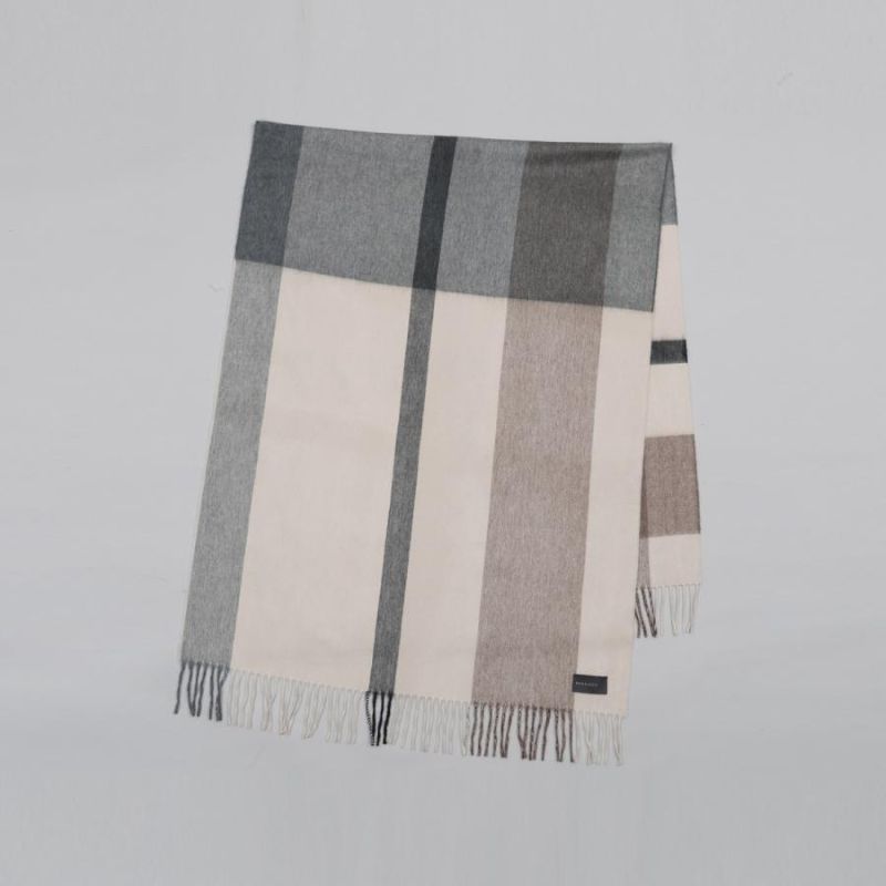 BEGG x Co. ARRAN BOONE STOLE NATURAL　　