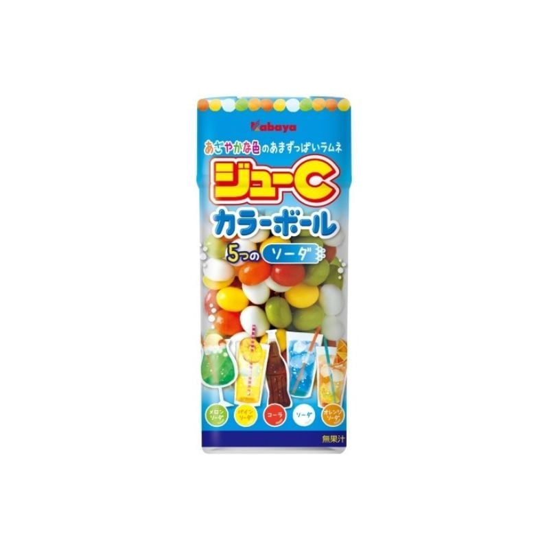 [5個]【JB直送品】カバヤ食品 ジューC カラーボール ソーダ　35g　賞味期限2027.05.31