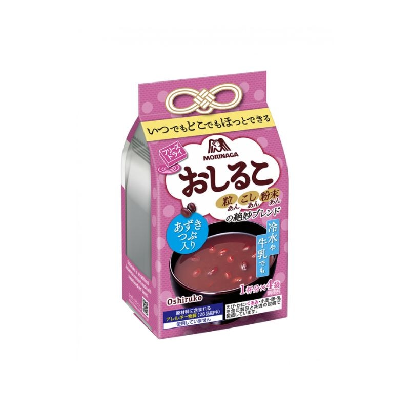[5個]【JB直送品】森永製菓 おしるこ　4袋入　賞味期限2027.10.31