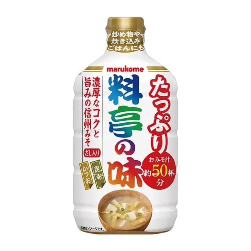 [3個]マルコメ 液みそ料亭の味 大容量　860g　賞味期限2026.08.24【賞味期限間近】