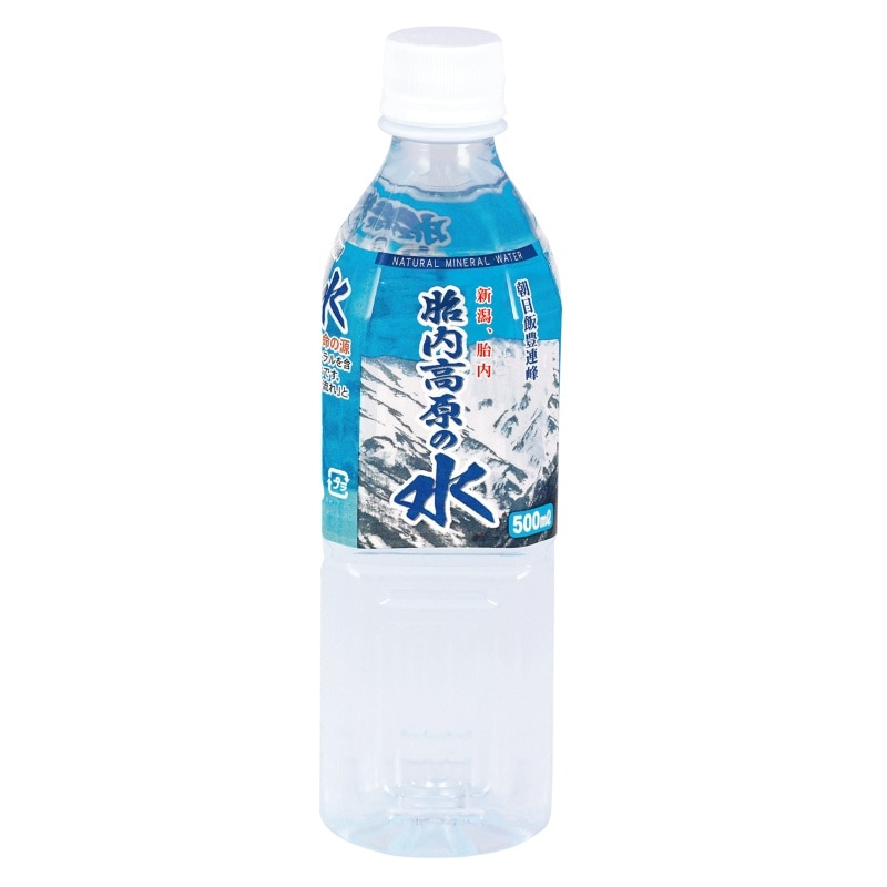 [24個]新潟 胎内高原の水 6年保存水　500ml　賞味期限2027.04.30