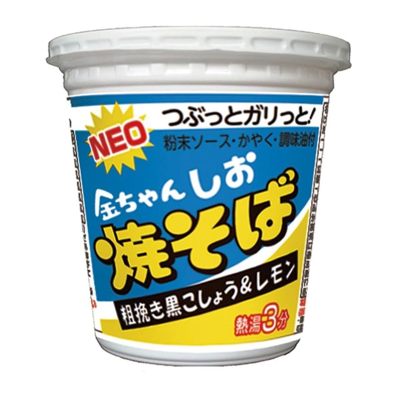 [12個]徳島製粉 NEO 金ちゃん しお焼そば　86g　賞味期限2026.10.15