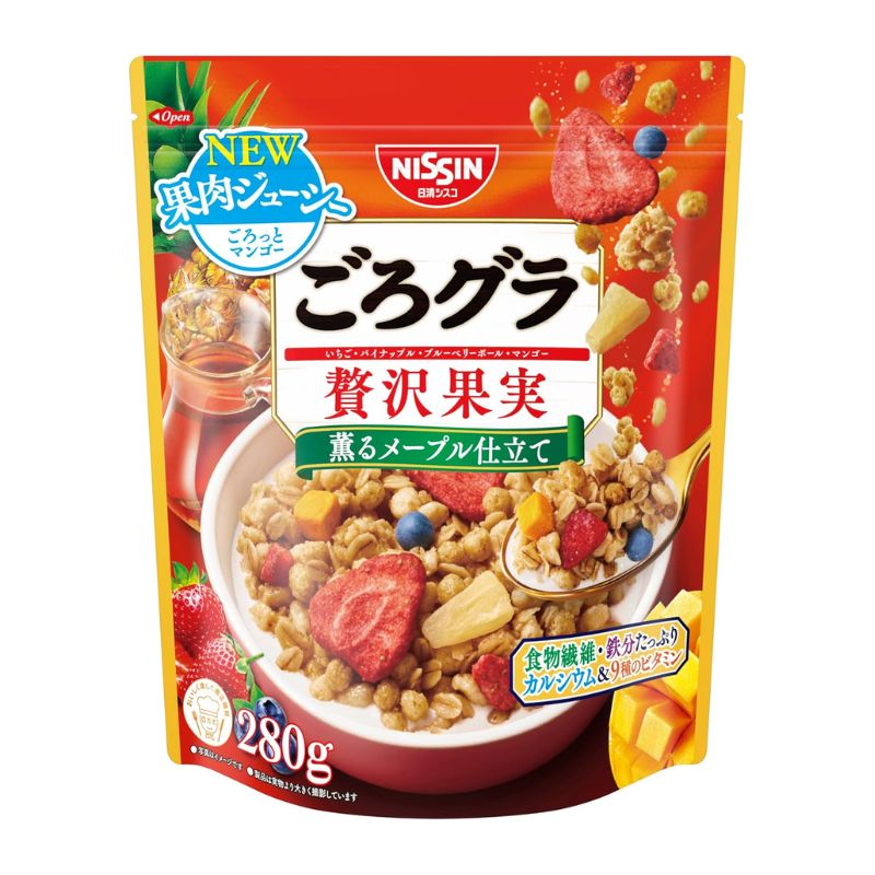 [3個]日清シスコ ごろグラ 贅沢果実　280g　賞味期限2026.08.31