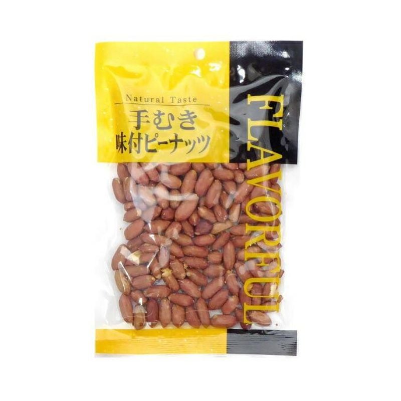 [2個]手むき 味付き ピーナッツ　100g　賞味期限2027.01.06