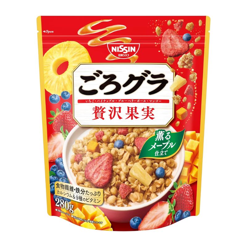 [2個]日清シスコ ごろグラ 贅沢果実　280g　賞味期限2026.11.30