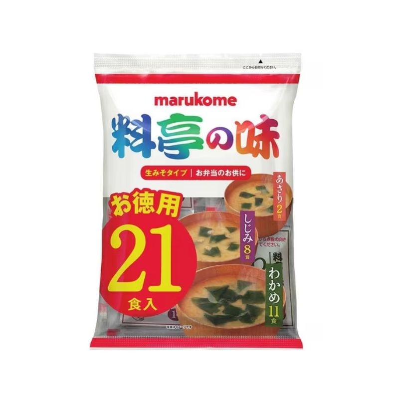 [5個]マルコメ 生みそ汁 料亭の味 お徳用　21p　賞味期限2026.09.07