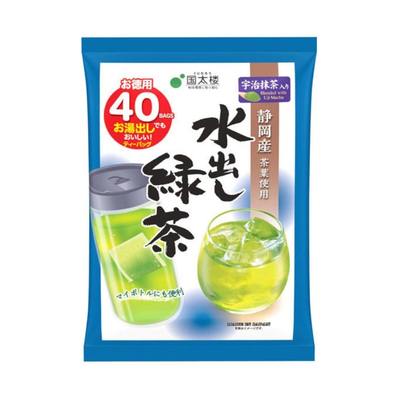 3個]【JB直送品】国太楼 宇治抹茶入り 水出し緑茶 3gX40バッグ入 賞味