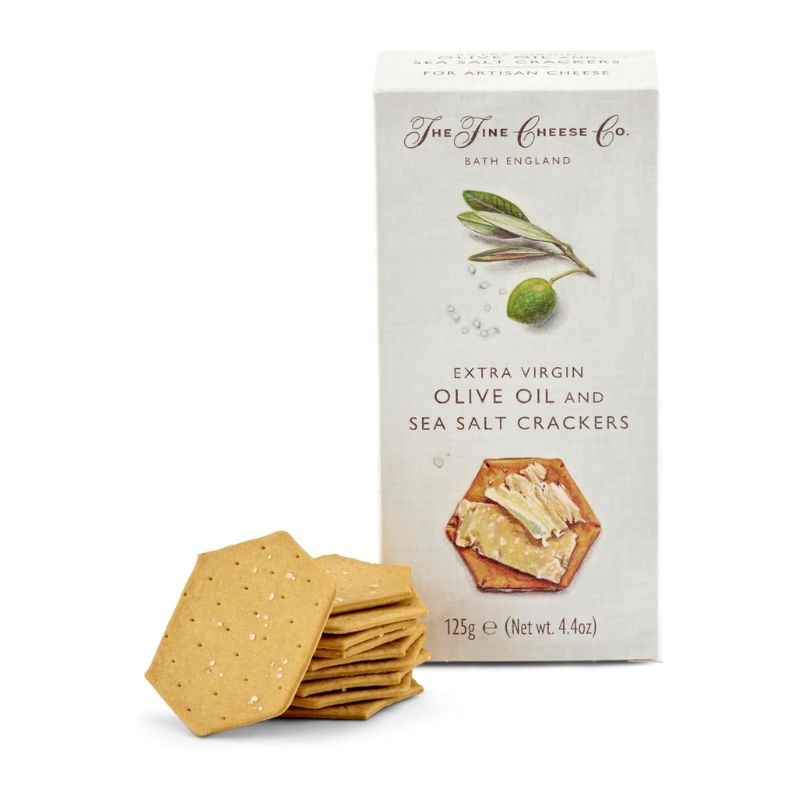 [3個]【JB直送品】ザ・ファインチーズカンパニー オリーブオイル & シーソルトクラッカー　125g　賞味期限2027.05.25