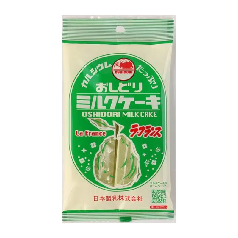 [5個]【JB直送品】日本製乳 おしどりミルクケーキ ラ・フランス　8本　賞味期限2027.02.21