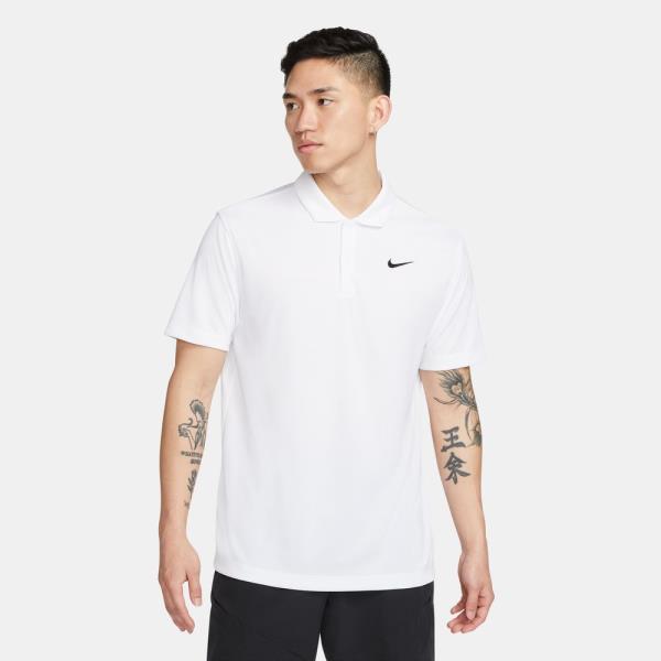 NIKE �ʥ��������� DRI-FIT ����å� S/S �ݥ� Ⱦµ�ݥ������ DH0858-100(�ۥ磻��/�ʥ֥�å���) ����SU��ǥ롪��