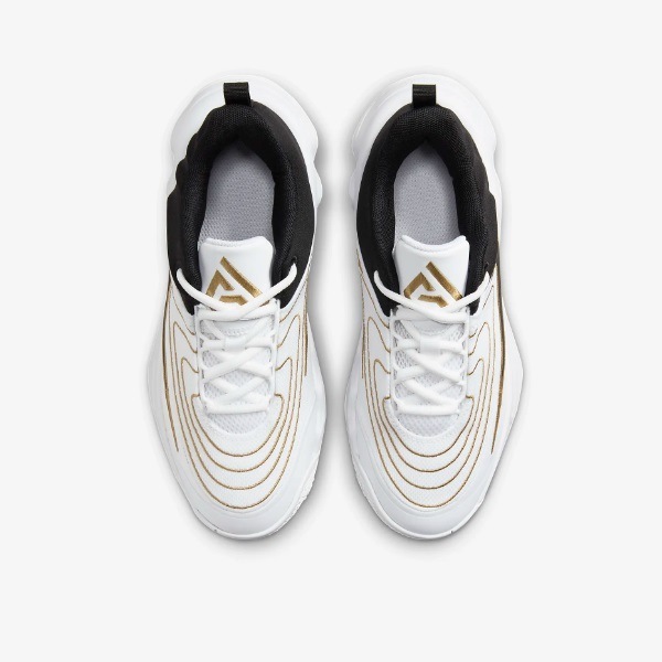 NIKE �ʥ��� ��˥� ���⡼����ƥ� 4 GS ����˥��Х����åȥܡ��륷�塼�� FZ6734-100(�ۥ磻��/�᥿��å��������/�֥�å�) ��������ǯ��ǥ롪��