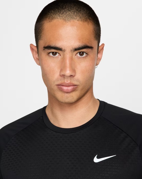 NIKE �ʥ��� DFADV STRIDE S/S �ȥå� ���˥󥰥���� HV5204-010(�֥�å�/(��ե쥯�ȥ���С�)) ��������ǯ��ǥ롪��