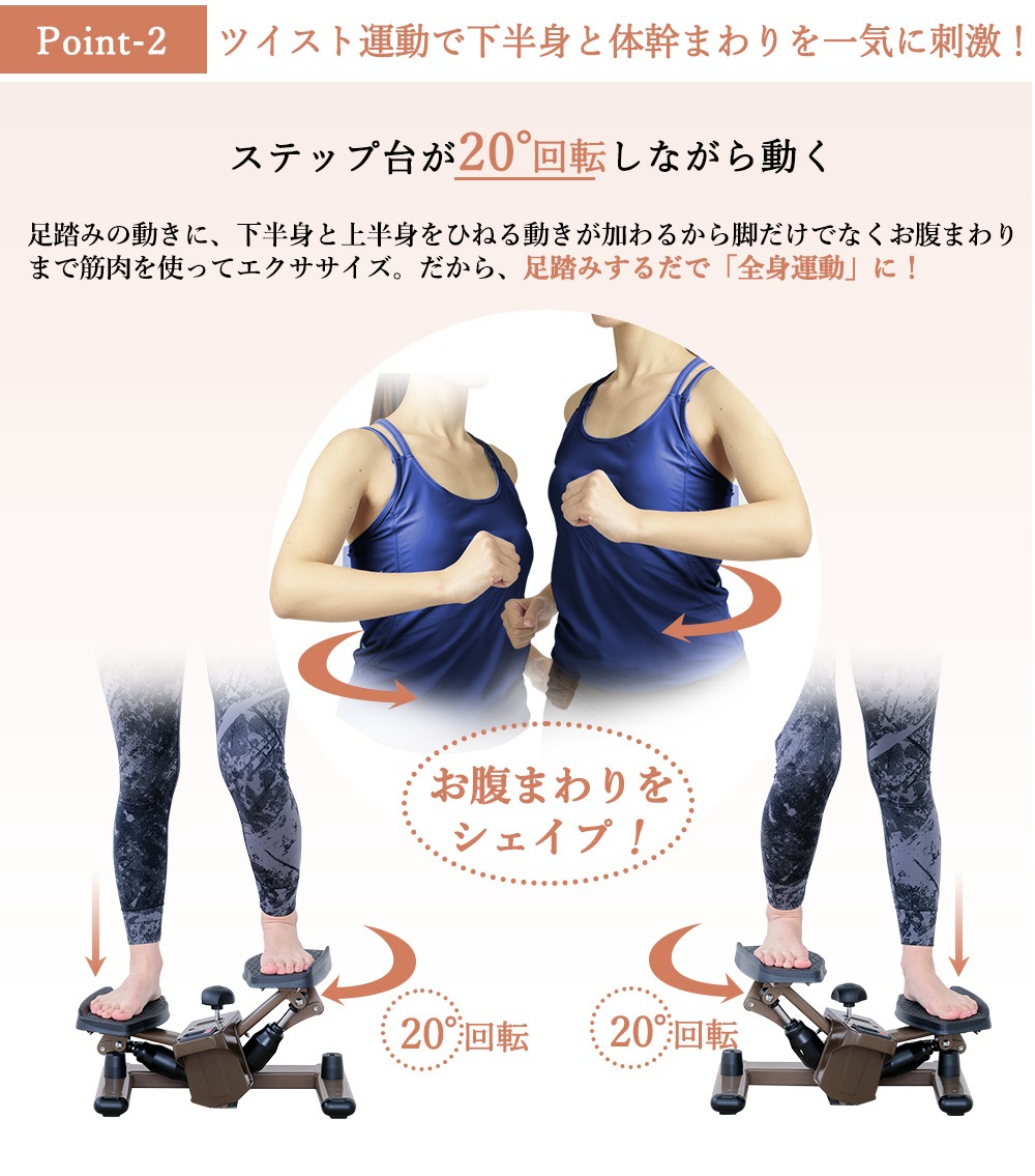 ツイストステッパーライト 負荷調節付 ハンドル取付け可能 SP