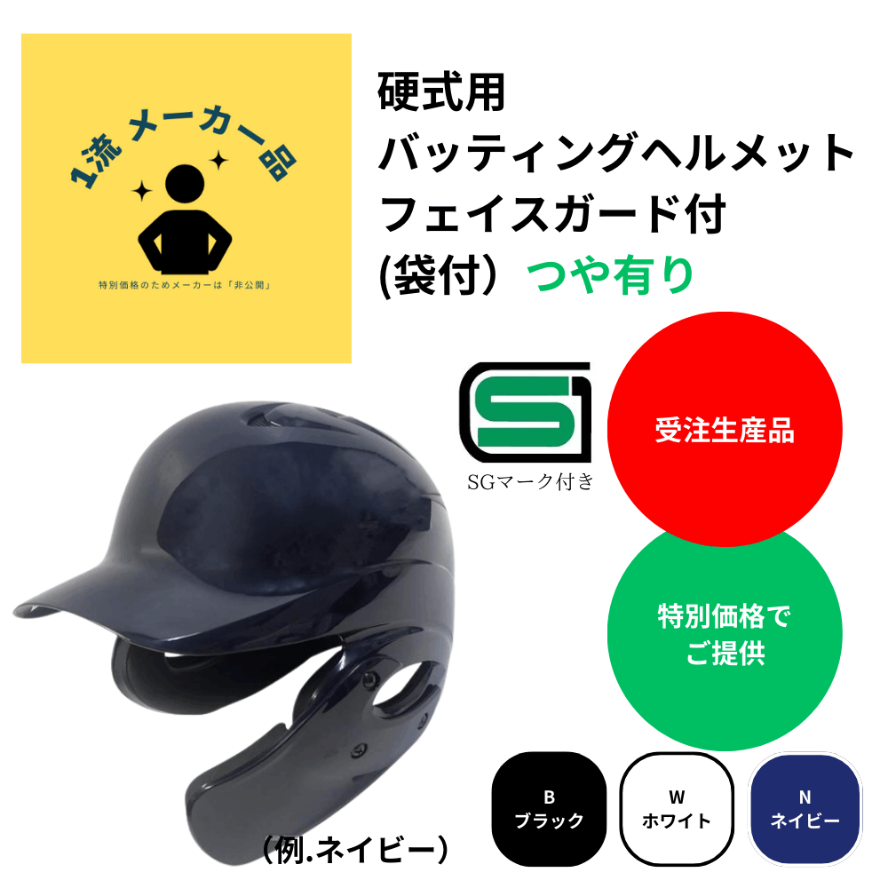 左打者用片耳フェイスガード付きヘルメット 楽天市場】＜受注生産＞ミズノ（MIZUNO） 1DJHR114 軟式用
