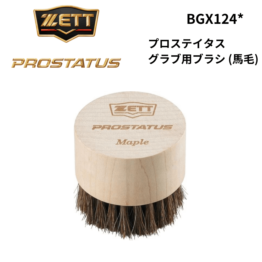 ZETT　ゼット　プロステイタス　グラブ用ブラシ (馬毛)