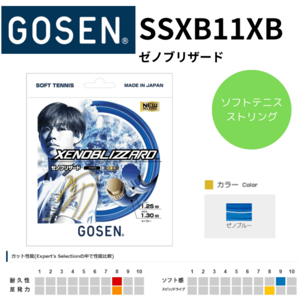 GOSEN ゴーセン ソフトテニスストリングス ゼノブリザード