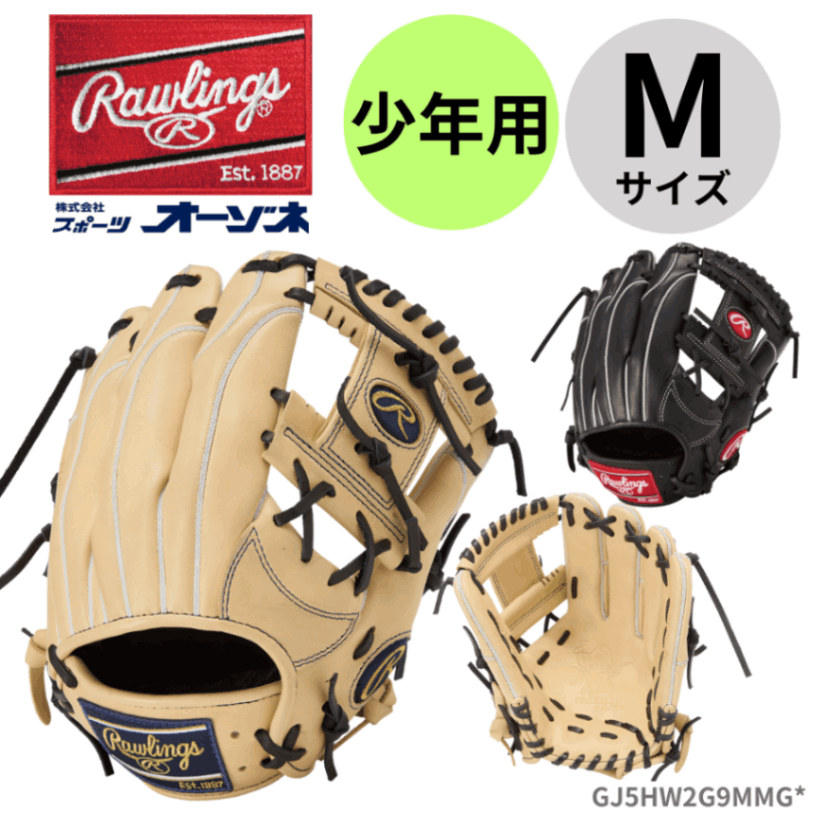 Rawlings ローリングス JR HOH PRO EXEL ELITE Wizard#02 ＜ジュニア＞ 軟式 グローブ オールラウンド用 G9M型 （サイズ：M）