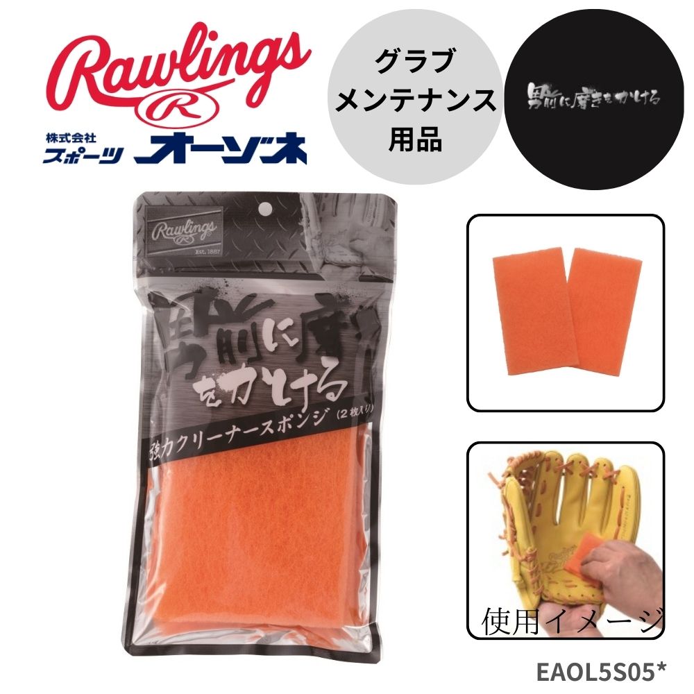 Rawlings ローリングス ＜男前＞ 強力クリーナースポンジ 2枚入り