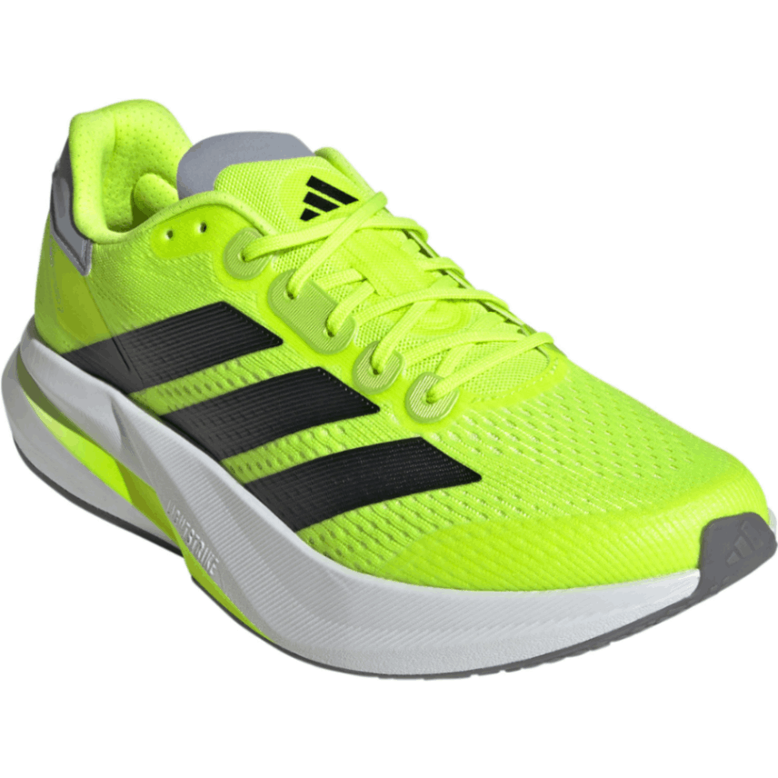 ADIDAS アディダス ADIZERODURAMOSPEED2M メンズ ランニングシューズ （カラー：ルシッドレモン/コアブラック/ヘイローシルバー）