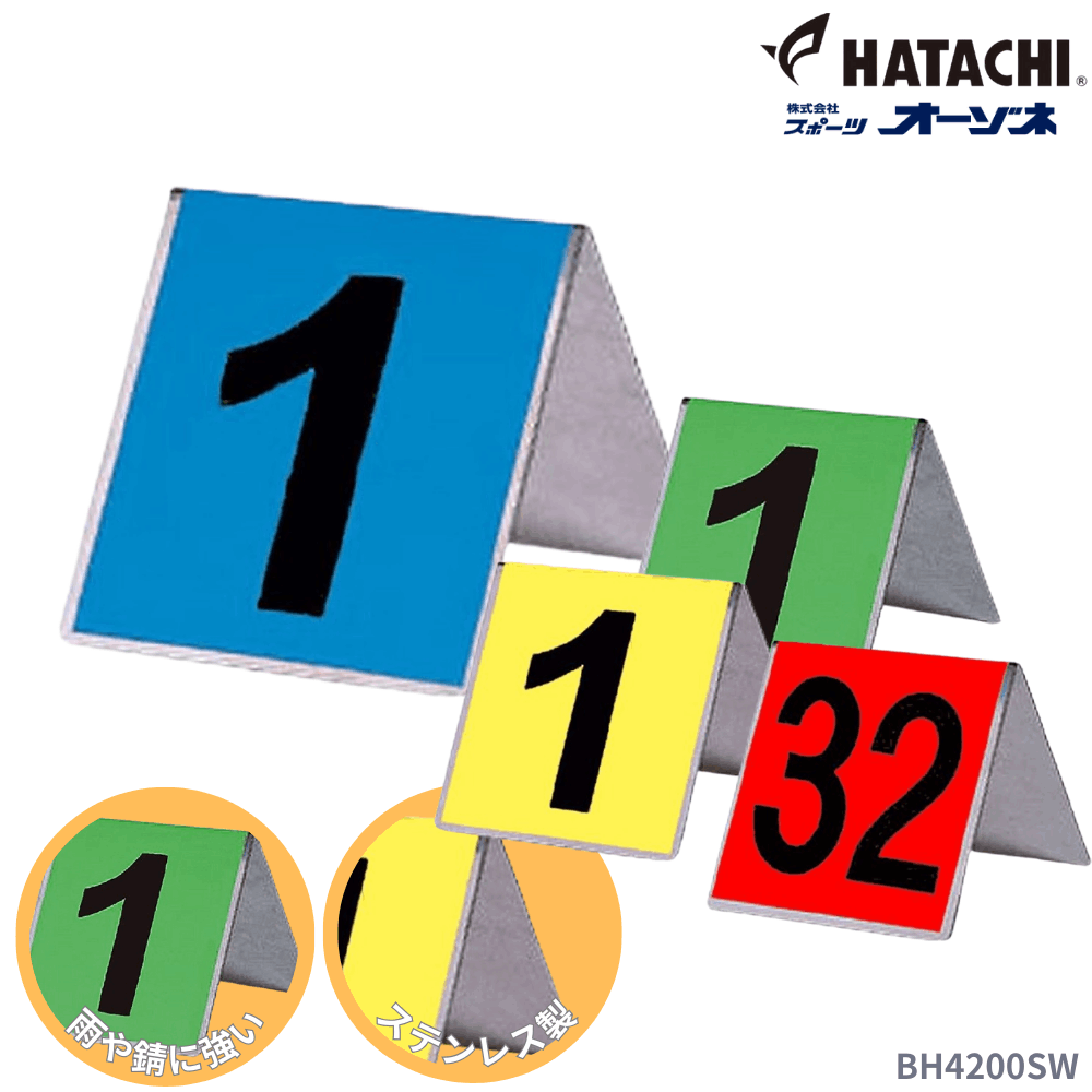 HATACHI ハタチ ステンレス製 ホール表示板セット