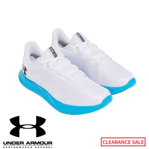 UNDERARMOUR アンダーアーマー UAチャージド スピード スウィフト メンズ ランニングシューズ （カラー：【108】White/Electric Blue/Black）