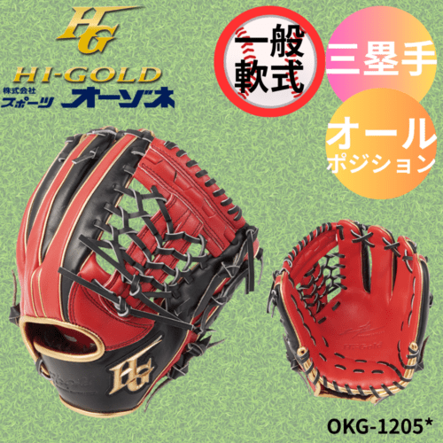 HI-GOLD ハイゴールド 己極 ～おのれきわめ～ 一般軟式 グローブ 三塁手・オールポジション用