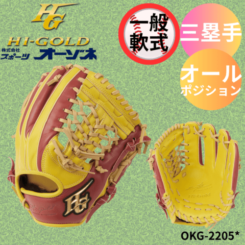 HI-GOLD ハイゴールド 己極 ～おのれきわめ～ 一般軟式 グローブ 三塁手・オールポジション用