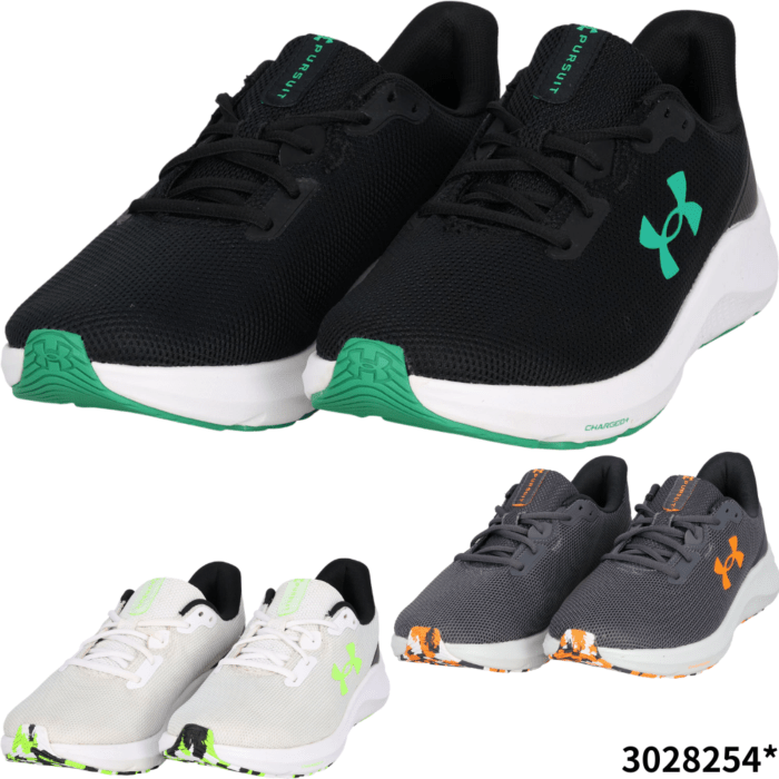 UNDER ARMOUR アンダーアーマー UA CHARGED PURSUIT 4 チャージドパスート4 ＜メンズ＞ ランニングシューズ （幅(ウイズ)/D相当）