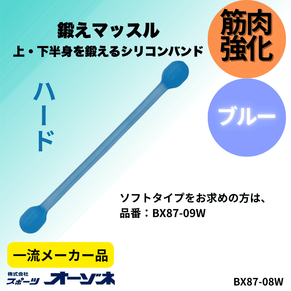 一流メーカー品 EXぱんど　シリコンバンド ハード（ブルー）