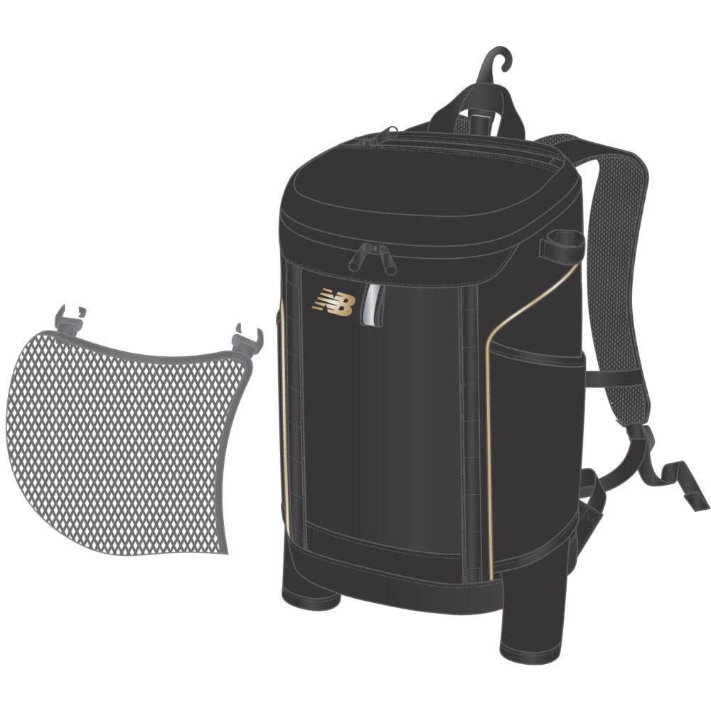 newbalance ニューバランス ジュニア向け ベースボールバックパック [ヘルメット収納ネット／シューズケース連結ループ／グローブホルダー完備] （容量：約30L）