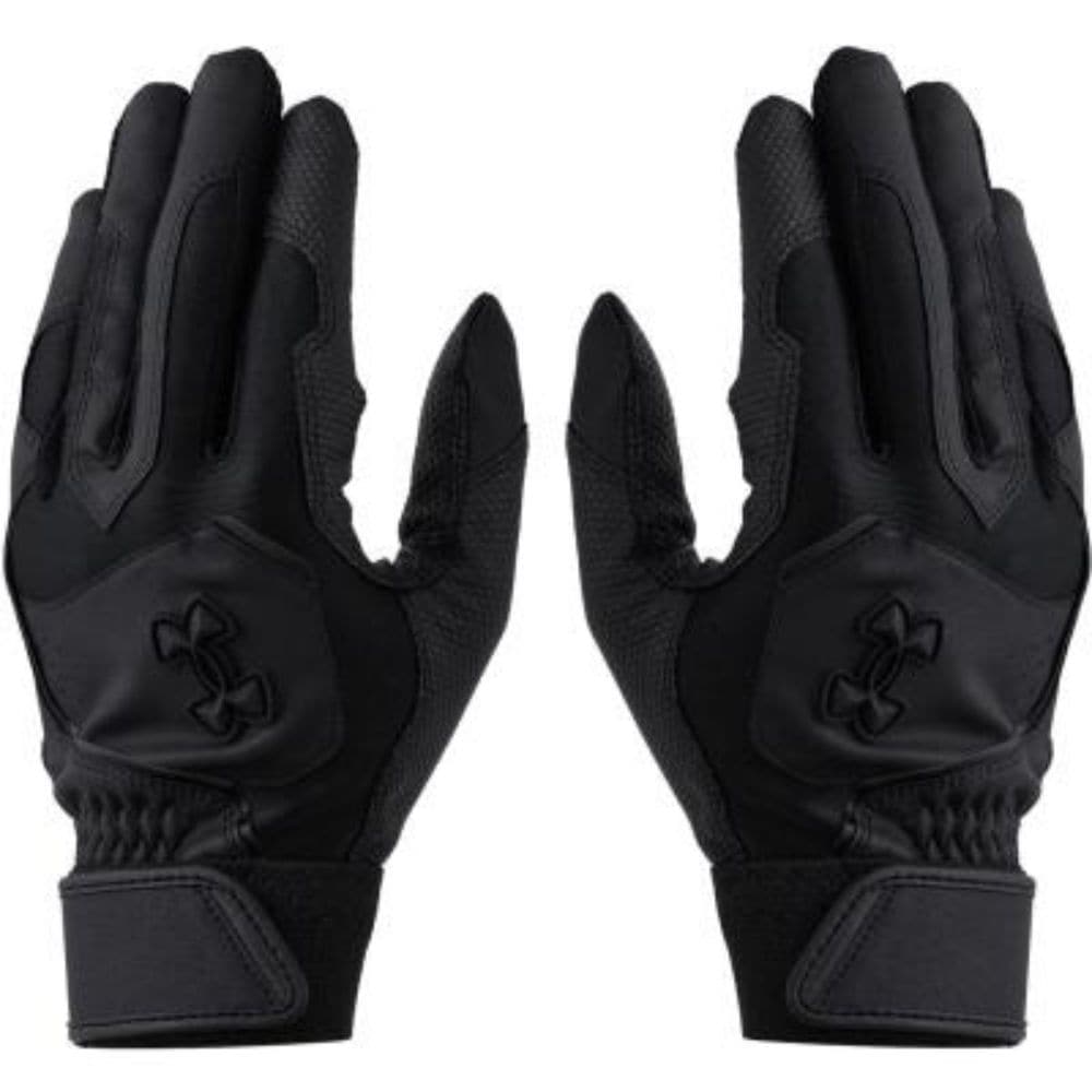 UNDER ARMOUR アンダーアーマー ＜高校野球対応＞ 一般 バッティング手袋 薄め設計（水洗い可／合皮素材）