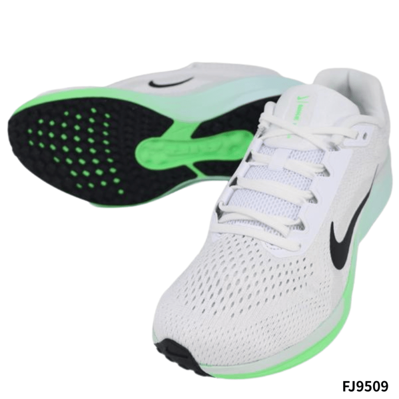 NIKE ナイキ  WINFLO 11（カラー：【112】WHITE/BLACK-GLACIER BLUE-GREEN STRIKE)
