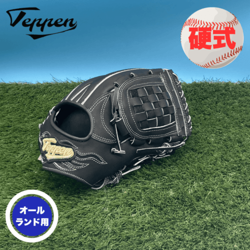 TEPPEN テッペン ＜店舗展示品＞ 硬式グラブ 内野手 オールランド (カラー：【B】ブラック)  