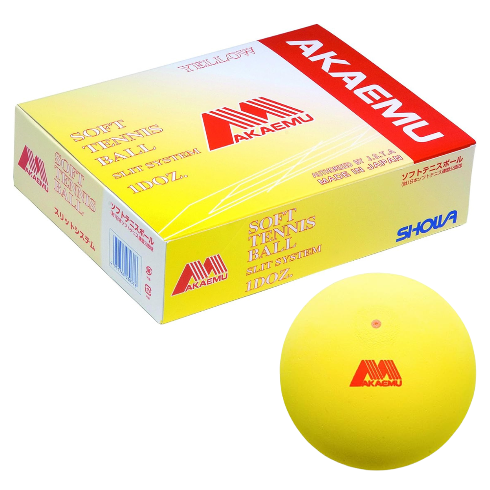 AKAEMU アカエム 公認球1ダース箱入り | ソフトテニス | スポーツ用品