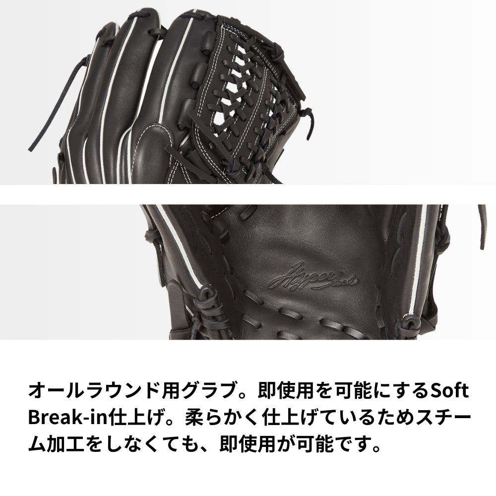 Rawlings ローリングス HYPER TECH R2G 軟式 グローブ オールラウンド用 N65型 入門モデル （サイズ：11.75インチ）