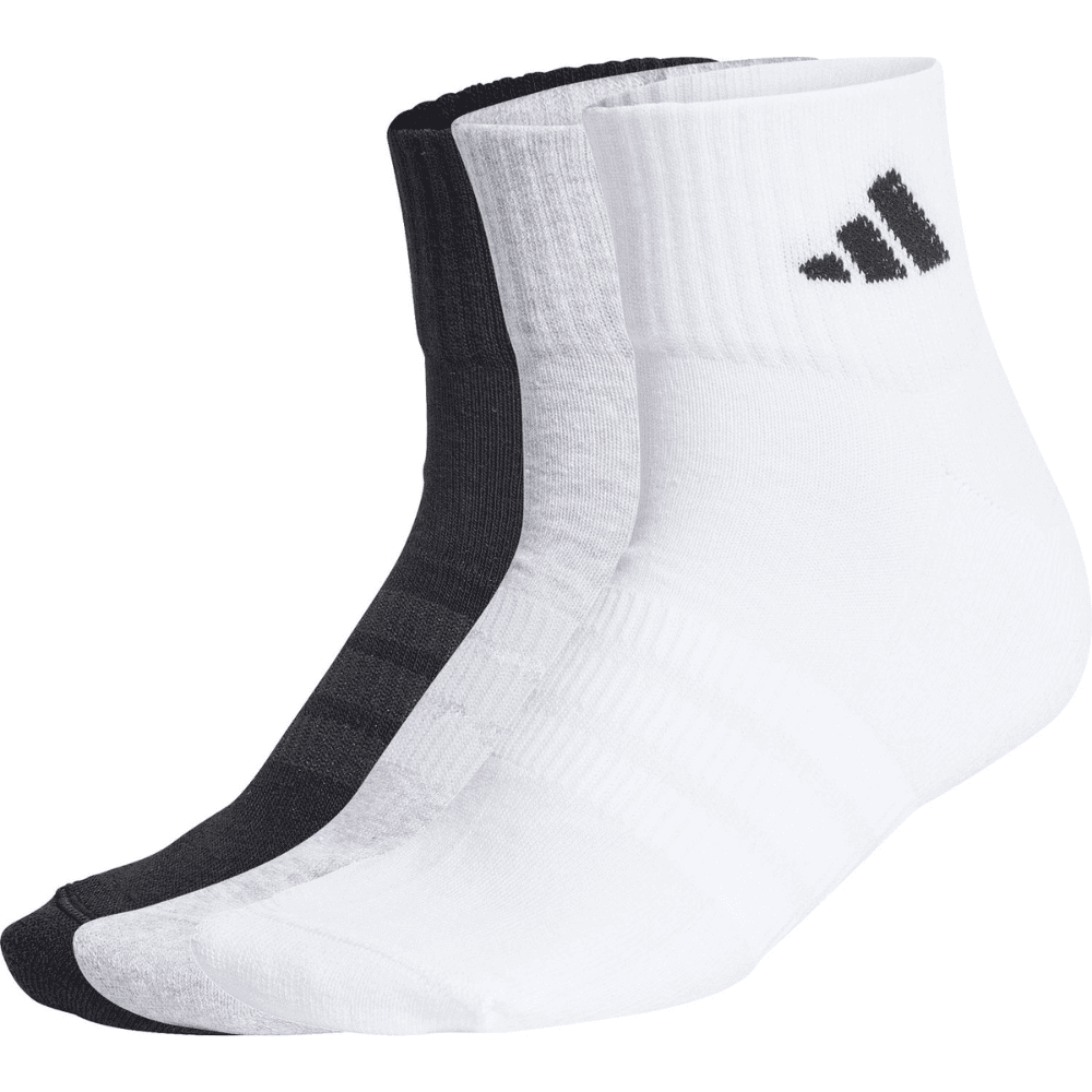 adidas アディダス ESS クッション3P アンクル丈ソックス 3足組
