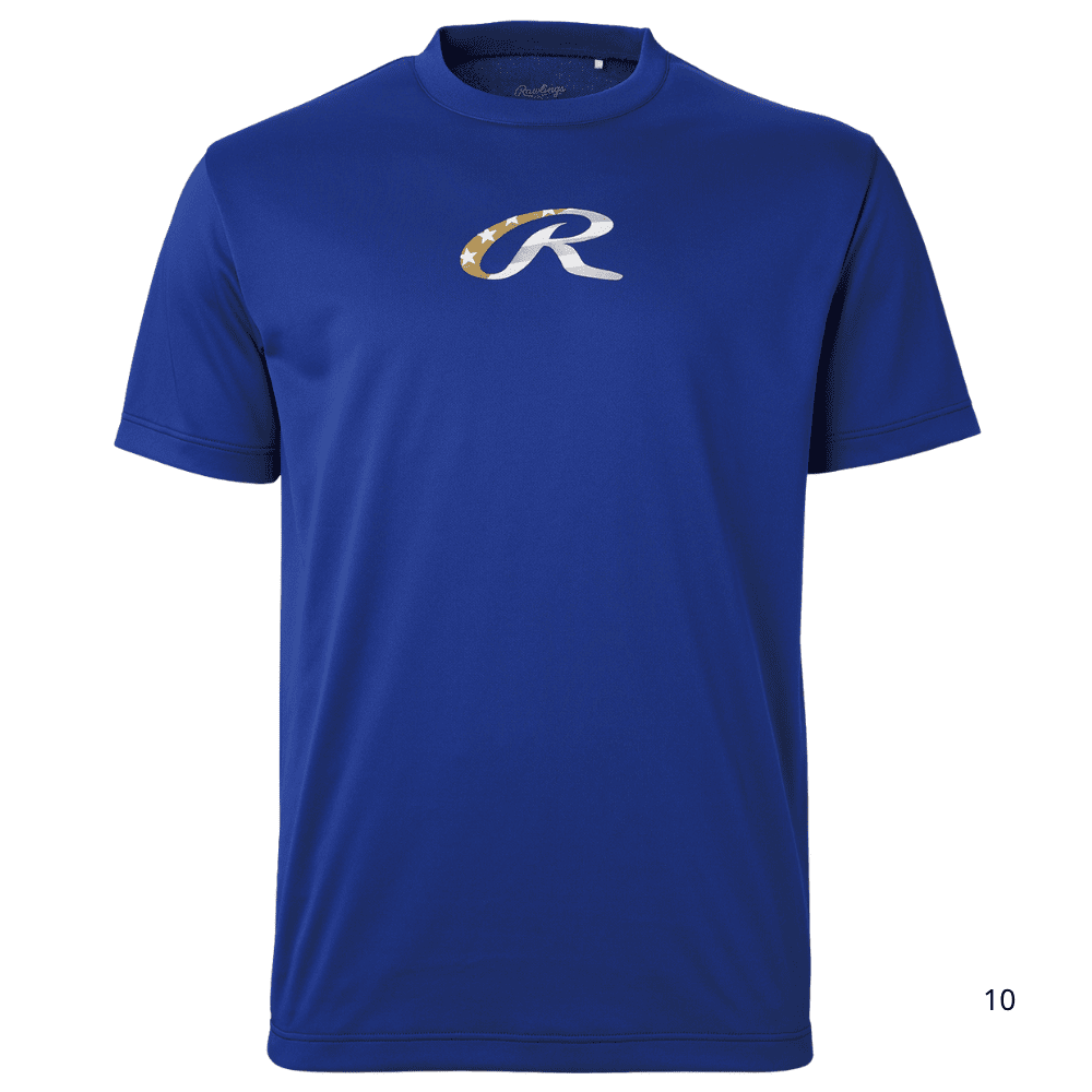 Rawlings ローリングス APPAREL COMBAT ロゴプリント 半袖 Tシャツ