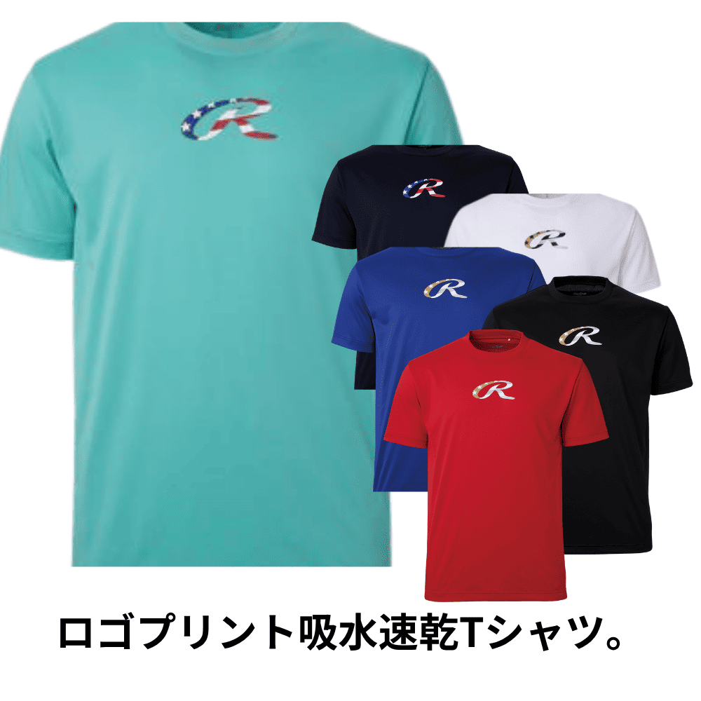 Rawlings ローリングス APPAREL COMBAT ロゴプリント 半袖 Tシャツ